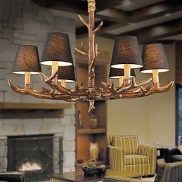 Kroonluchter Hanglamp Vintage Hars