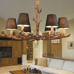 Kroonluchter Hanglamp Vintage Hars