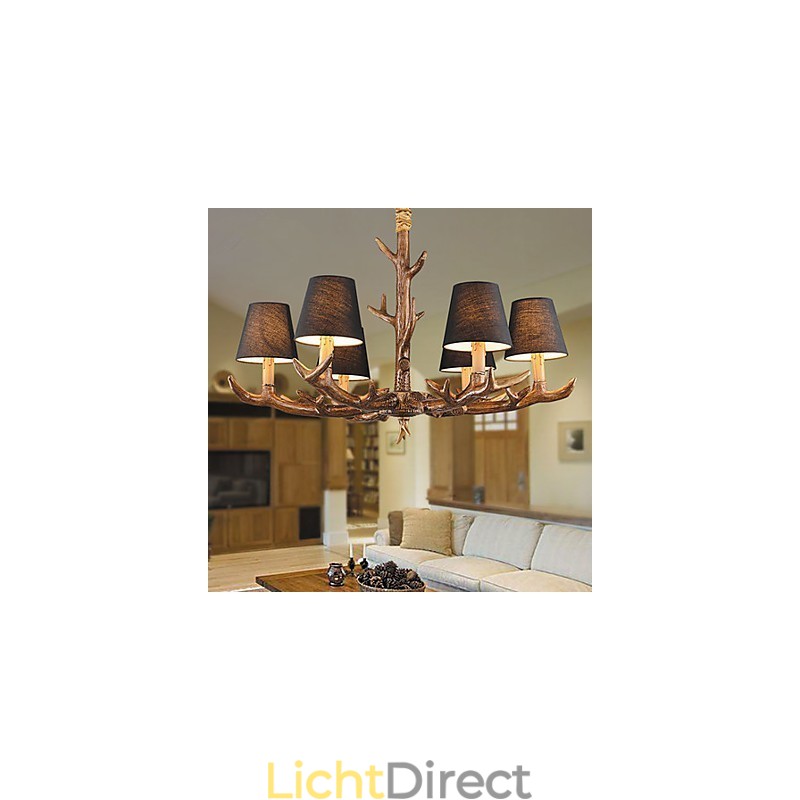 Kroonluchter Hanglamp Vintage Hars