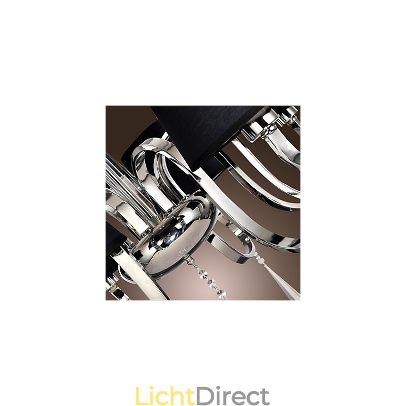 Moderne eigentijdse traditionele klassieke rustieke lodge vintage land eiland chromen metalen kroonluchter