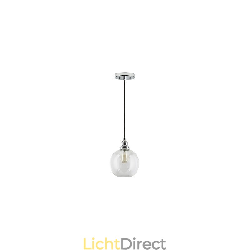 Traditionele klassieke vintage retro landelijke globe hanglamp