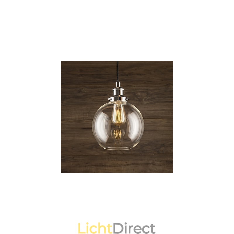 Traditionele klassieke vintage retro landelijke globe hanglamp