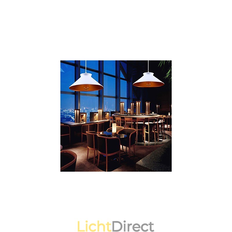 Traditionele Vintage Retro Mini Stijl Schilderij Metalen Hanglamp