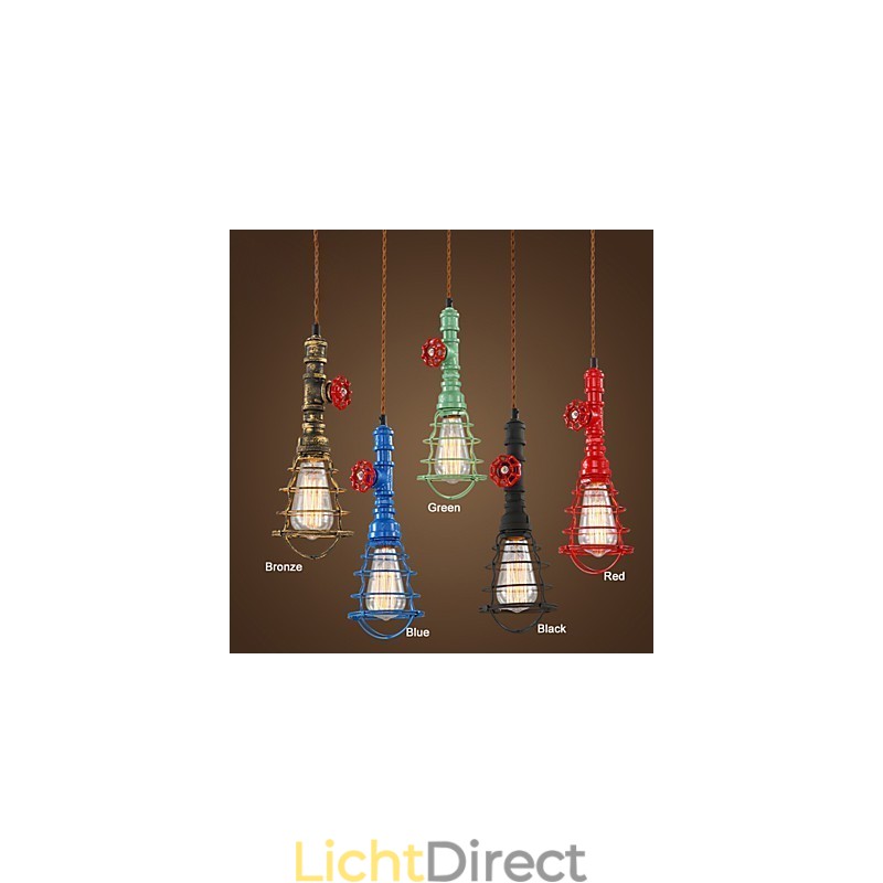 E26 Vintage Hanglamp Waterpijp Design Verlichting