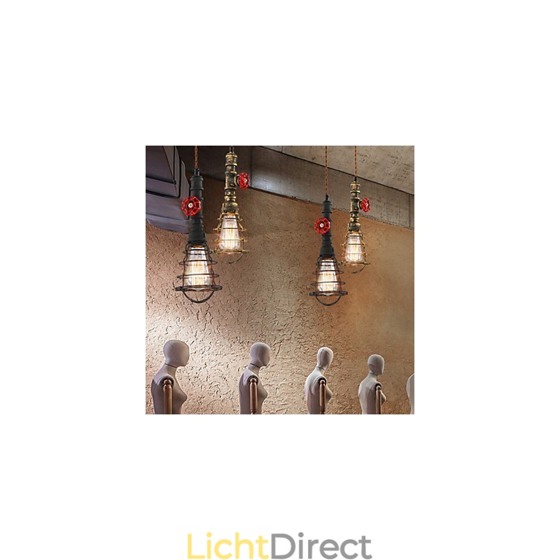 E26 Vintage Hanglamp Waterpijp Design Verlichting