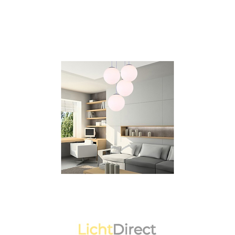 1 Lichts Hedendaagse Glazen Hanglamp