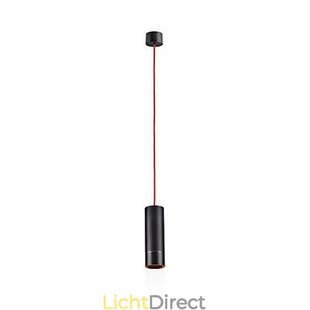1-lichts mini hanglamp zwart geanodiseerd met aluminium 1-lichts mini hanglamp zwart geanodiseerd met aluminium
