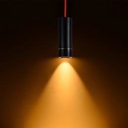 1-lichts mini hanglamp zwart geanodiseerd met aluminium