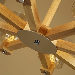 Hanglampen Landelijk Hout Bamboe