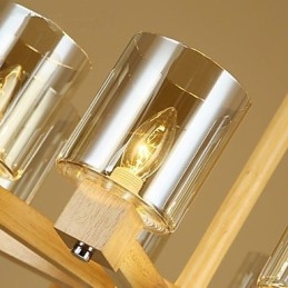 Hanglampen Landelijk Hout Bamboe