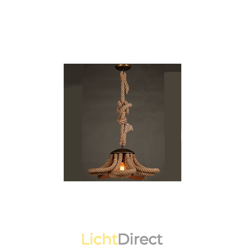 Amerikaanse Pastoralge Touwlamp Retro