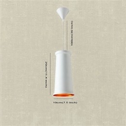 Klassieke rustieke vintage mini-stijl schilderij metalen hanglamp