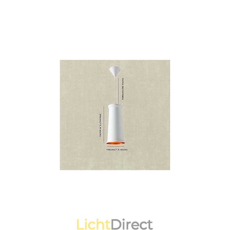 Klassieke rustieke vintage mini-stijl schilderij metalen hanglamp