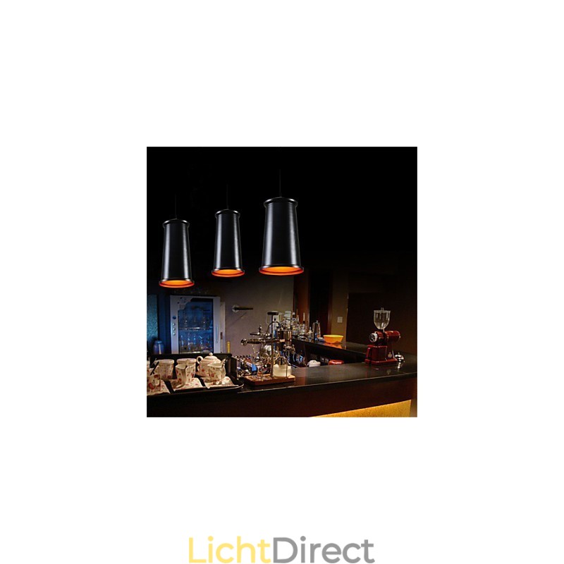 Klassieke rustieke vintage mini-stijl schilderij metalen hanglamp
