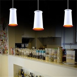 Klassieke rustieke vintage mini-stijl schilderij metalen hanglamp