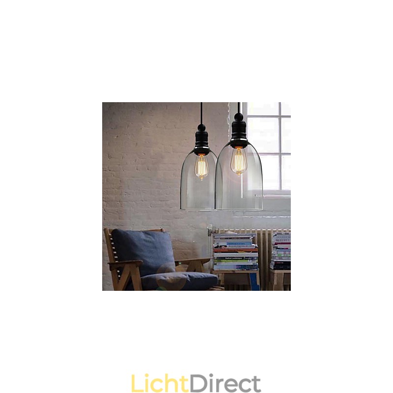 Traditionele klassieke vintage retro landelijke hanglamp