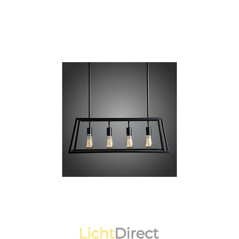 Rustieke Lodge Mini Stijl Gegalvaniseerde Metalen Kroonluchter