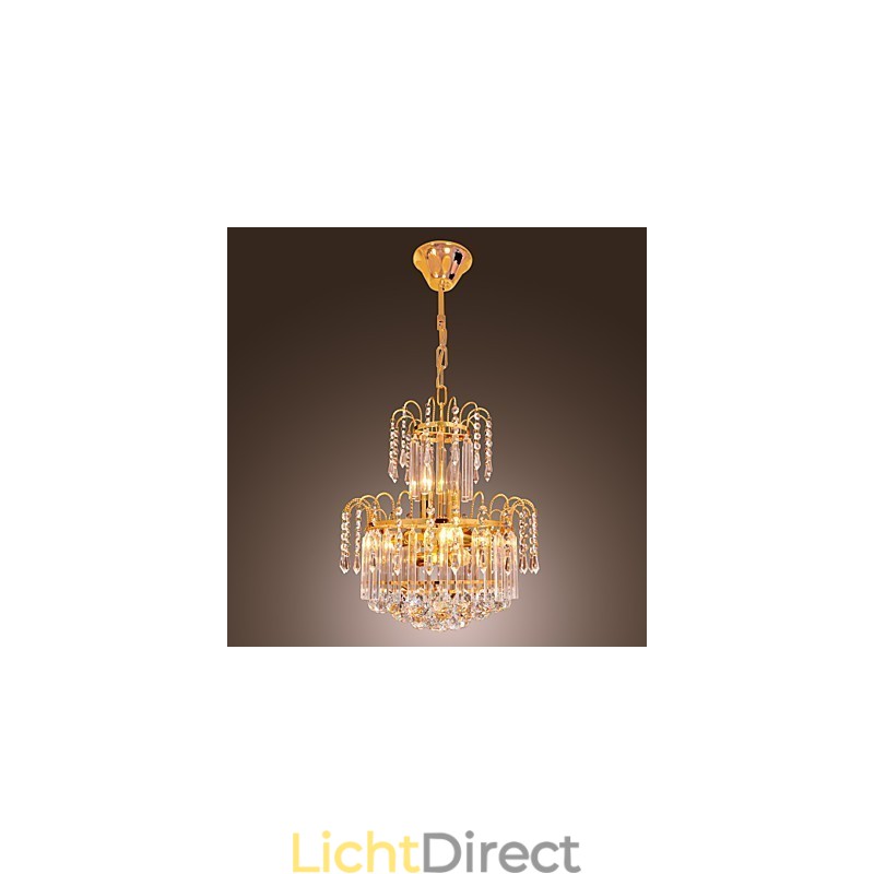 Luxe kristallen kroonluchter met 7 lampen