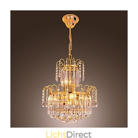 Luxe kristallen kroonluchter met 7 lampen