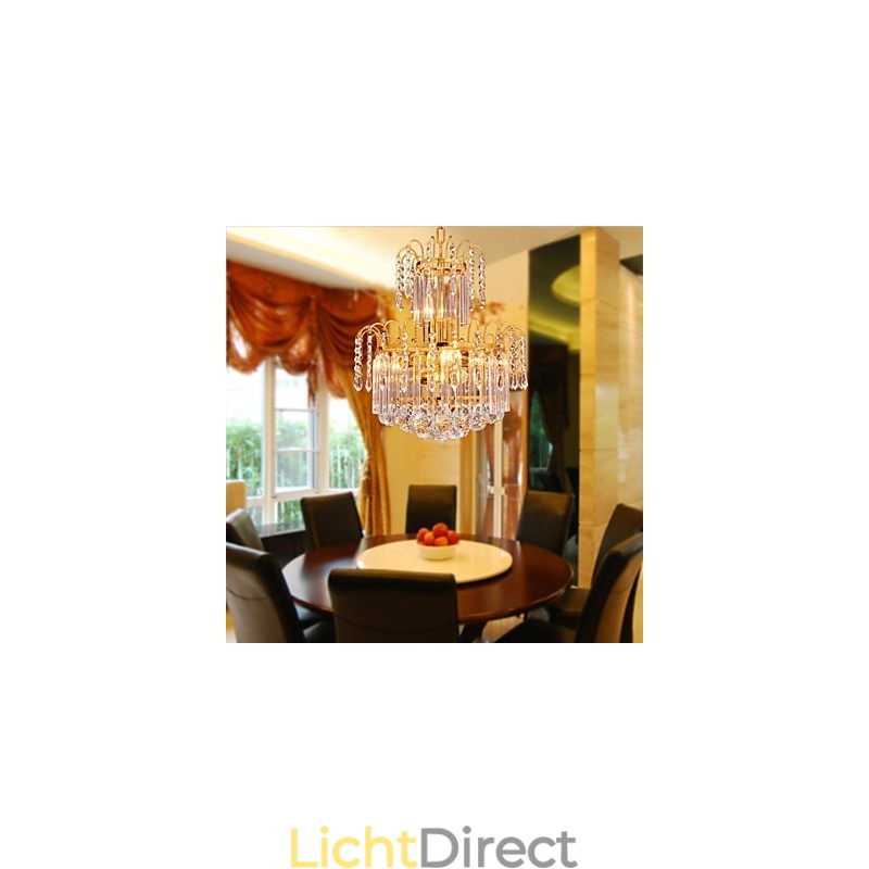 Luxe kristallen kroonluchter met 7 lampen