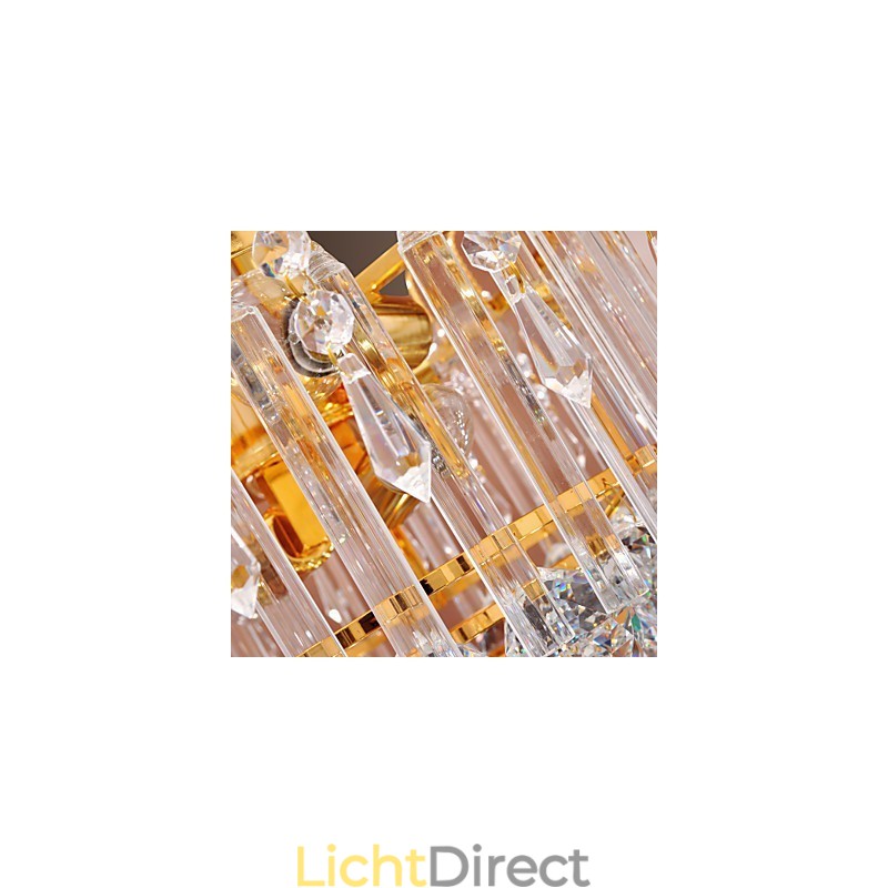 Luxe kristallen kroonluchter met 7 lampen