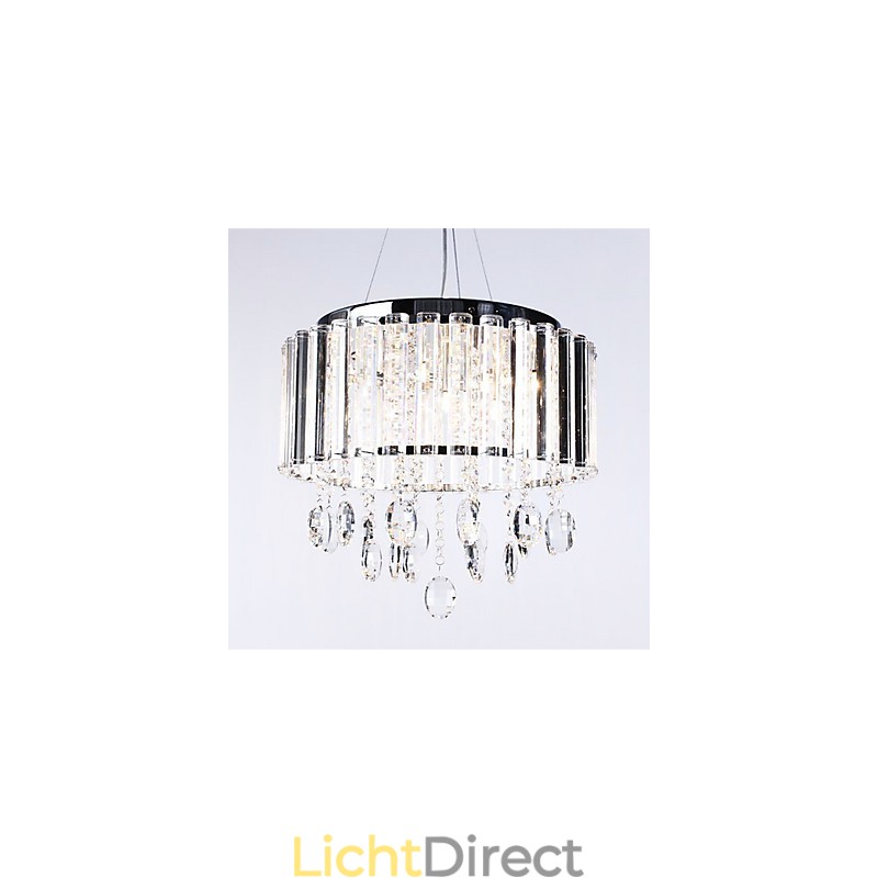 Kristallen hanglamp met 3 lampen