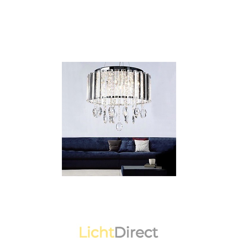 Kristallen hanglamp met 3 lampen