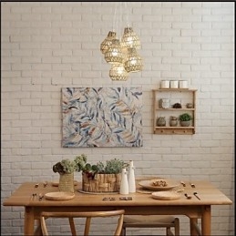 Cage Rope Creatieve RETRO Kunst 5 Hoofd Kroonluchter