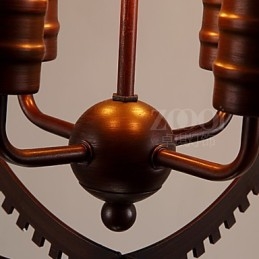 Creatieve Retro Hanglampen Amerikaanse Landelijke Smeedijzeren Kroonluchter