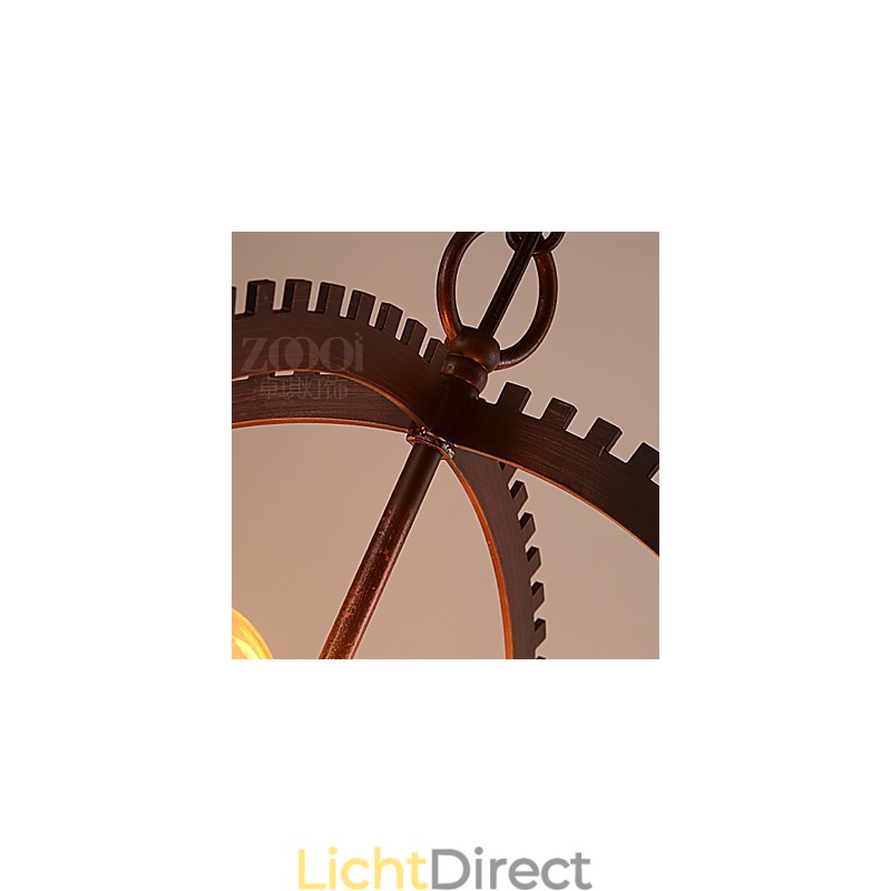 Creatieve Retro Hanglampen Amerikaanse Landelijke Smeedijzeren Kroonluchter