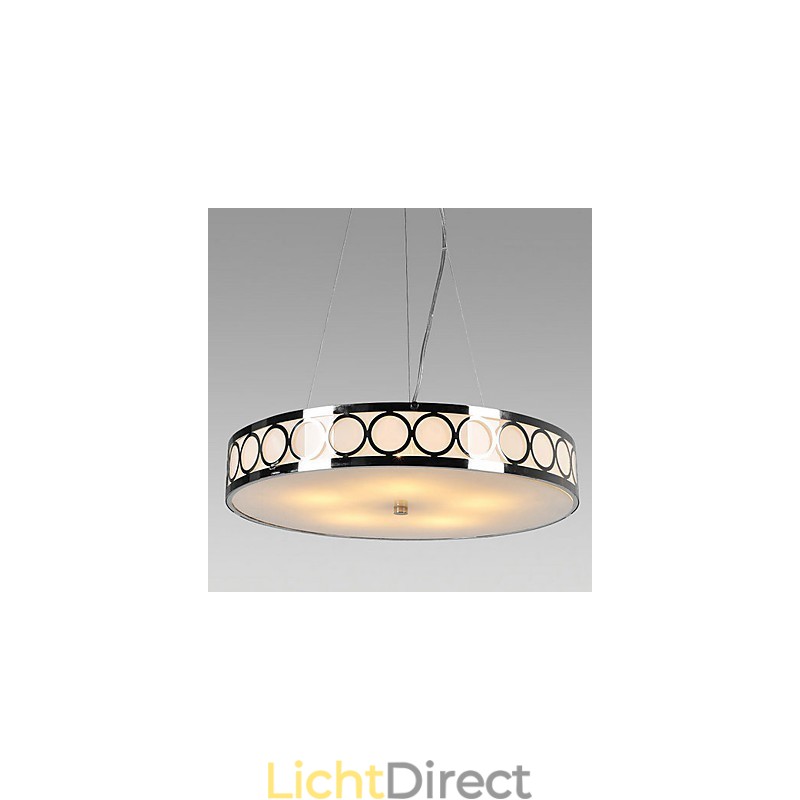 Kristallen plafondlamp met 5 lampen