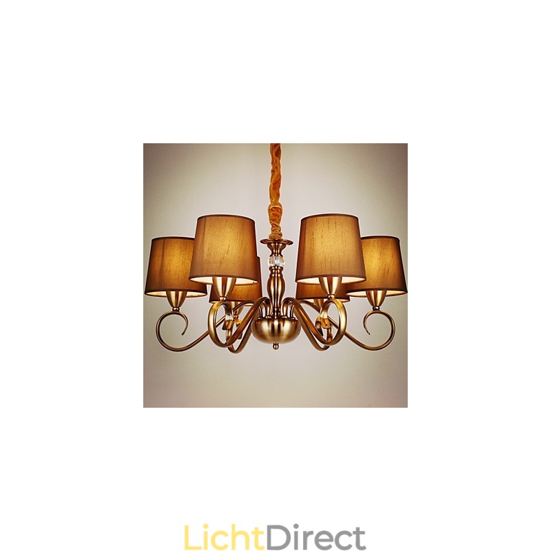 Rustieke Lodge Vintage Mini Stijl Gegalvaniseerde Metalen Kroonluchter