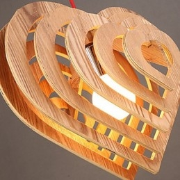 Kroonluchter Mini Stijl Lantaarn Hout Bamboe