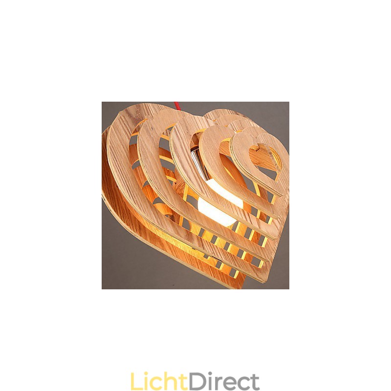 Kroonluchter Mini Stijl Lantaarn Hout Bamboe