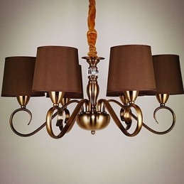 Rustieke Lodge Vintage Mini Stijl Gegalvaniseerde Metalen Kroonluchter