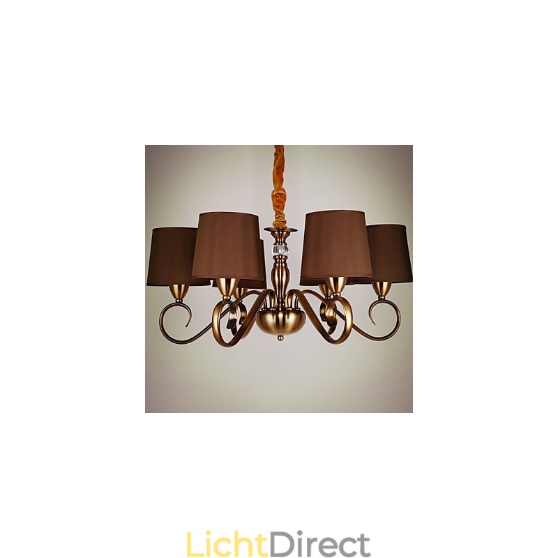 Rustieke Lodge Vintage Mini Stijl Gegalvaniseerde Metalen Kroonluchter