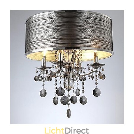 Moderne, eigentijdse kristallen metalen hanglamp Moderne, eigentijdse kristallen metalen hanglamp