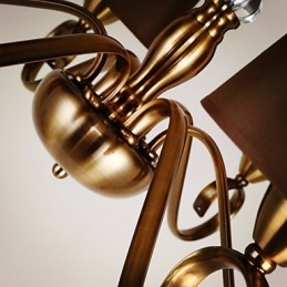 Rustieke Lodge Vintage Mini Stijl Gegalvaniseerde Metalen Kroonluchter