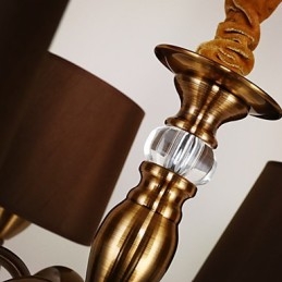 Rustieke Lodge Vintage Mini Stijl Gegalvaniseerde Metalen Kroonluchter