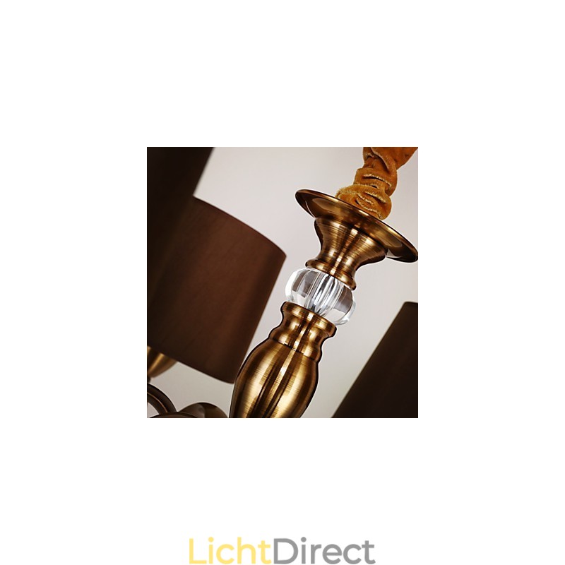 Rustieke Lodge Vintage Mini Stijl Gegalvaniseerde Metalen Kroonluchter