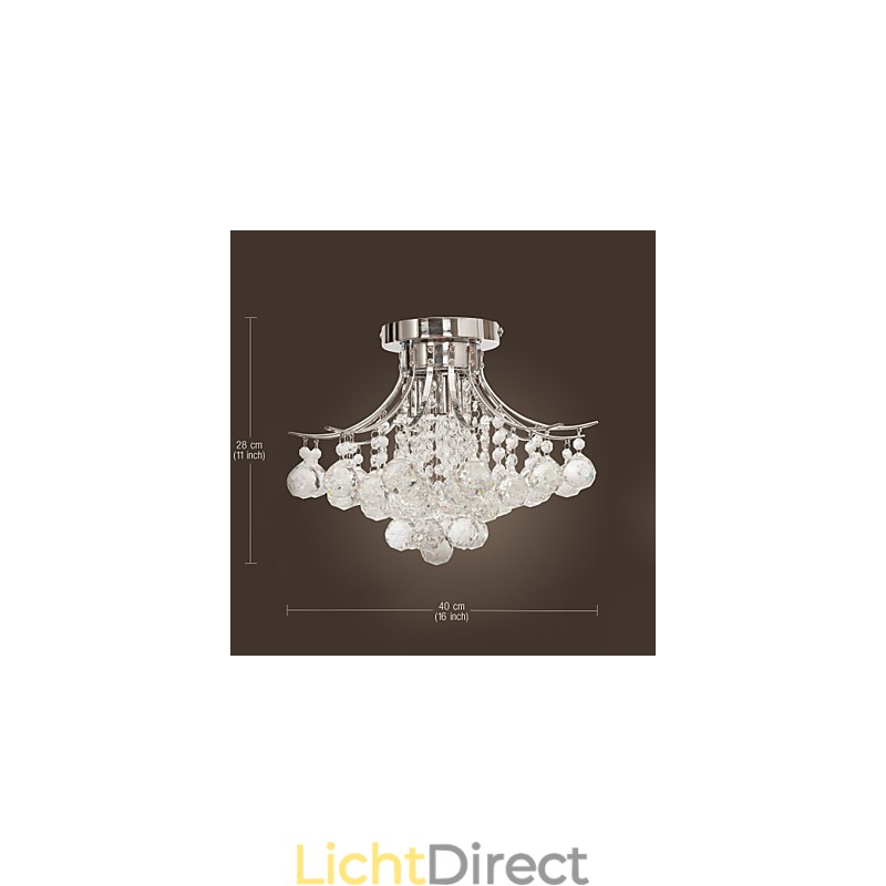 Kroonluchter Modern Kristal 3 Lampen