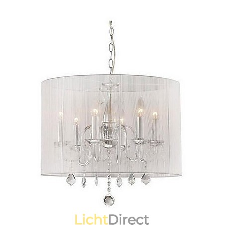 Moderne eigentijdse drum kristal gegalvaniseerde hanglamp Moderne eigentijdse drum kristal gegalvaniseerde hanglamp