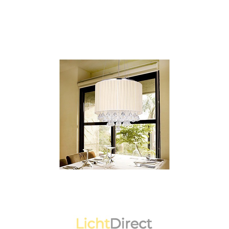 Elegante kristallen hanglamp met 4 lampen