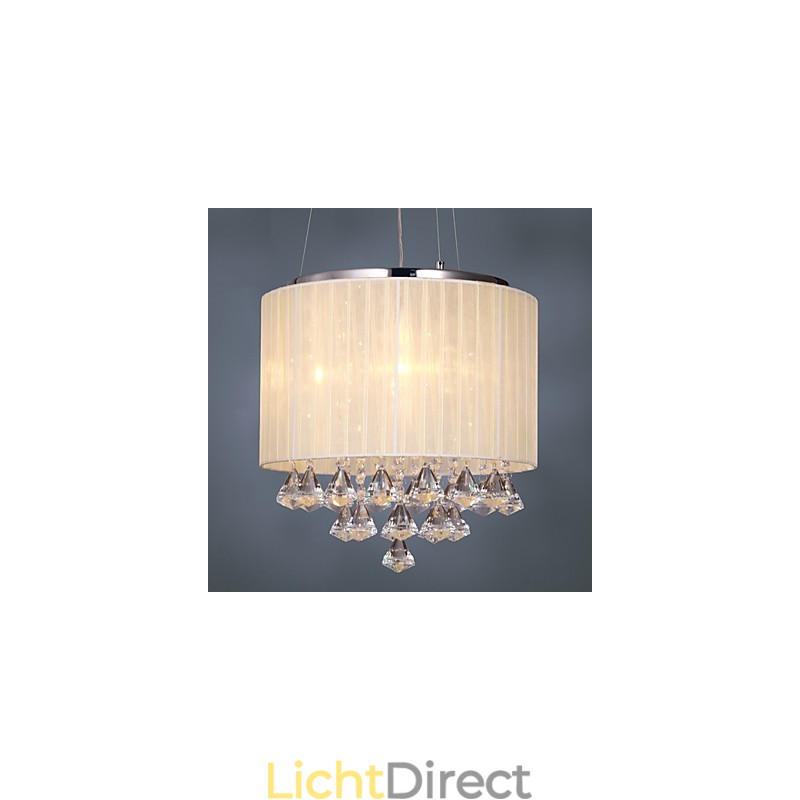 Elegante kristallen hanglamp met 4 lampen