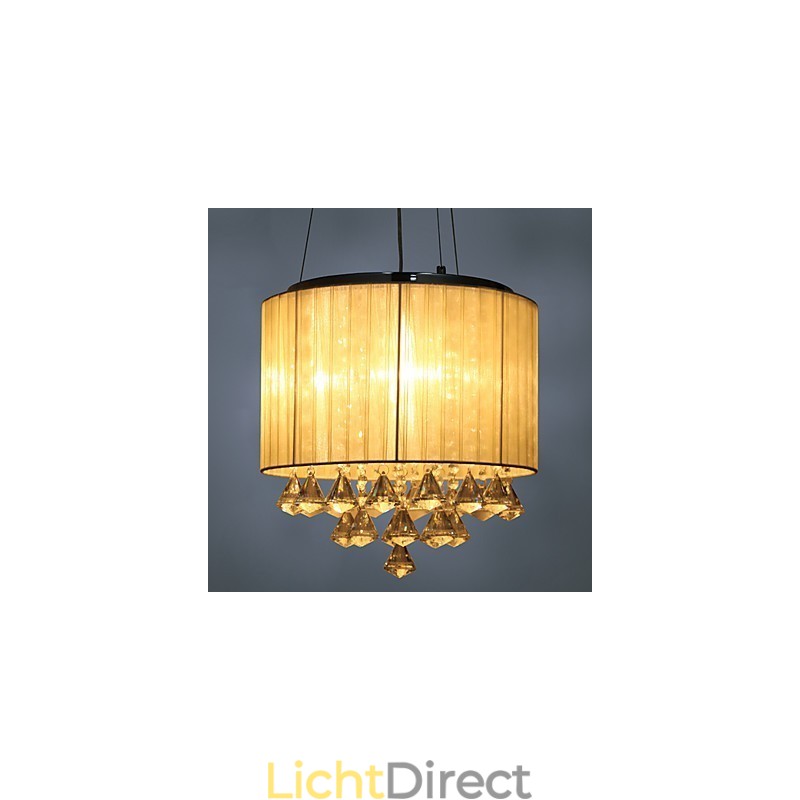 Elegante kristallen hanglamp met 4 lampen