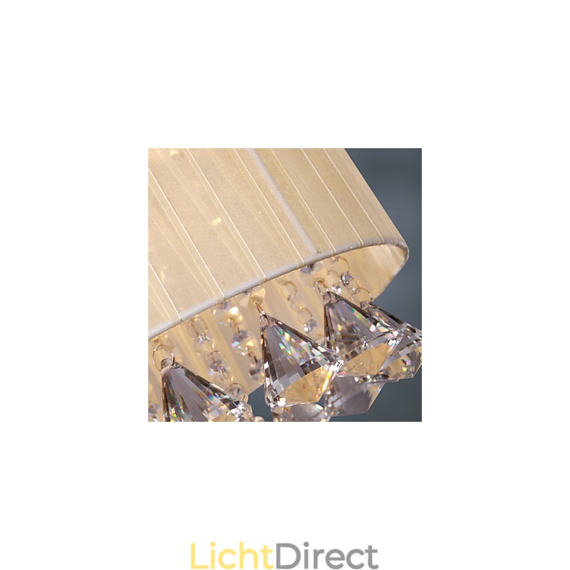 Elegante kristallen hanglamp met 4 lampen