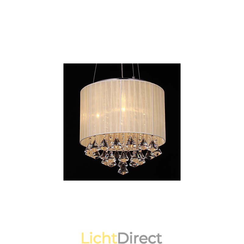 Elegante kristallen hanglamp met 4 lampen