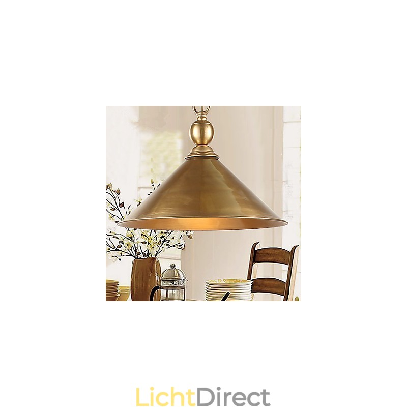Puur messing hanglamp Mini-stijl Traditioneel klassiek metaal