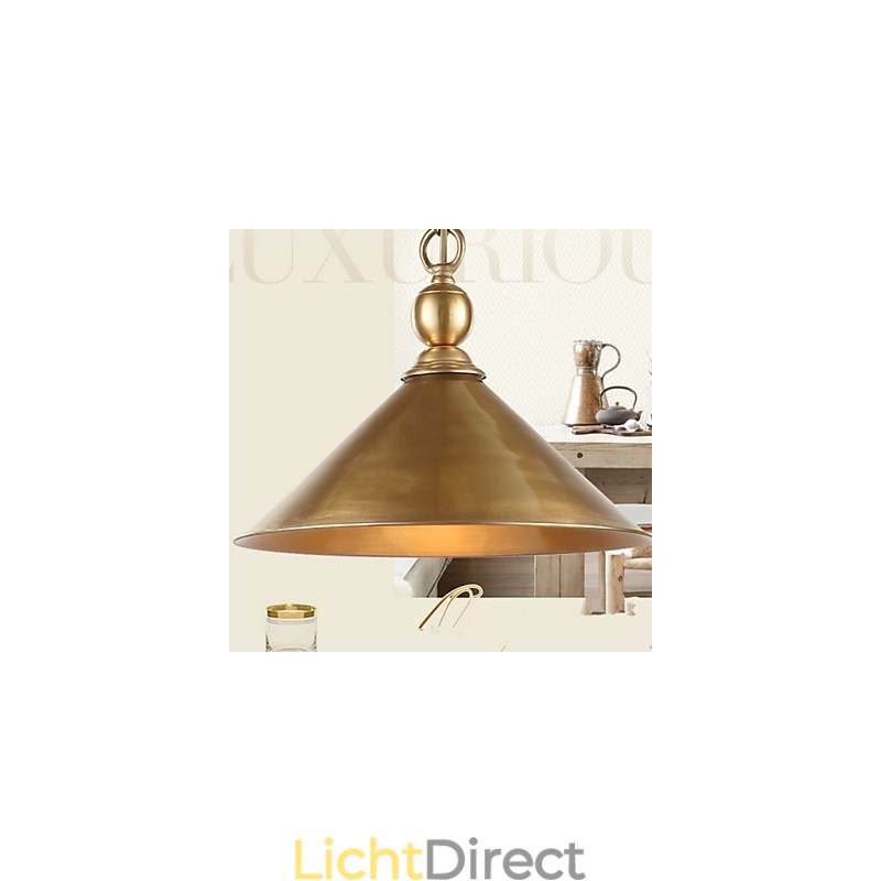 Puur messing hanglamp Mini-stijl Traditioneel klassiek metaal