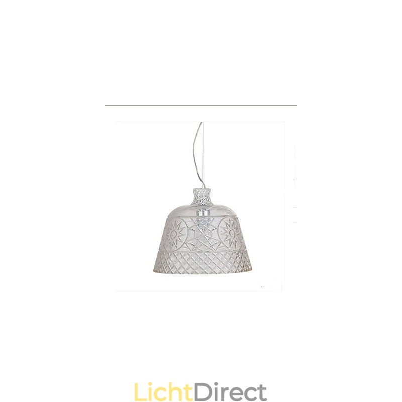 De kroonluchter met decoratieve kunstglas snijwerk hanger